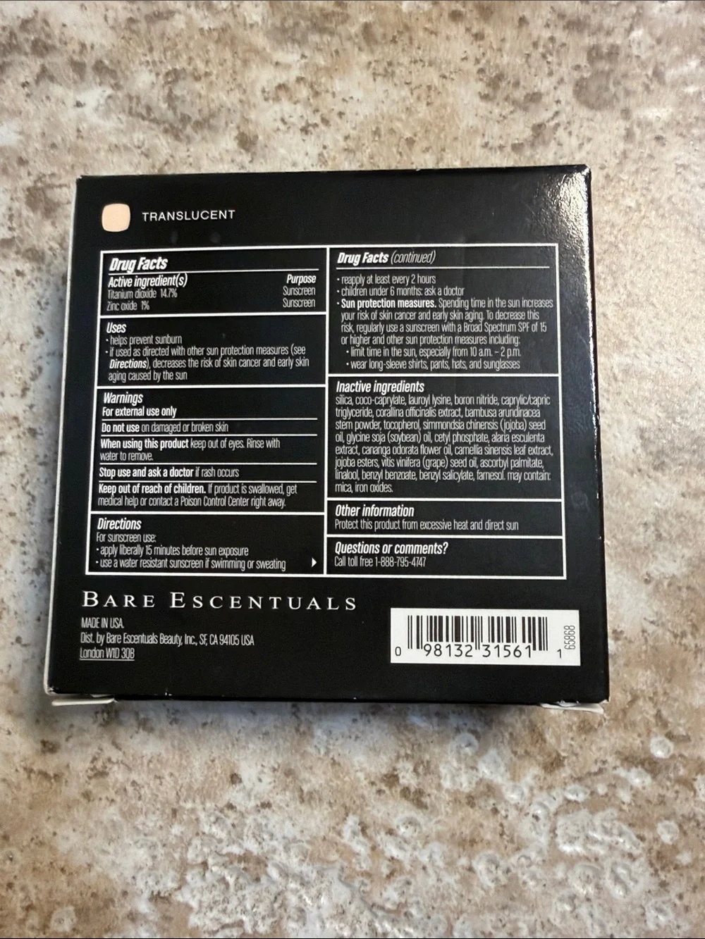 bareMinerals compact makeup